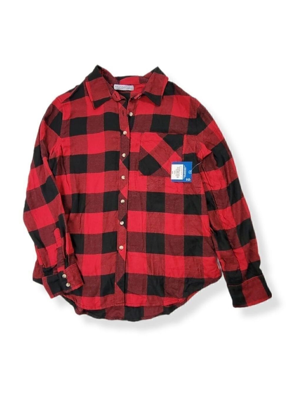 Arizona Red Buffalo Plaid Flannel Small